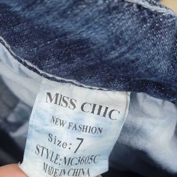 MISS Chic Denim Boot Cut Back Pocket embellishments - Picture 9 of 13